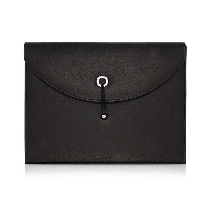 Black A4 Accordion File Organizer with 13 Pockets