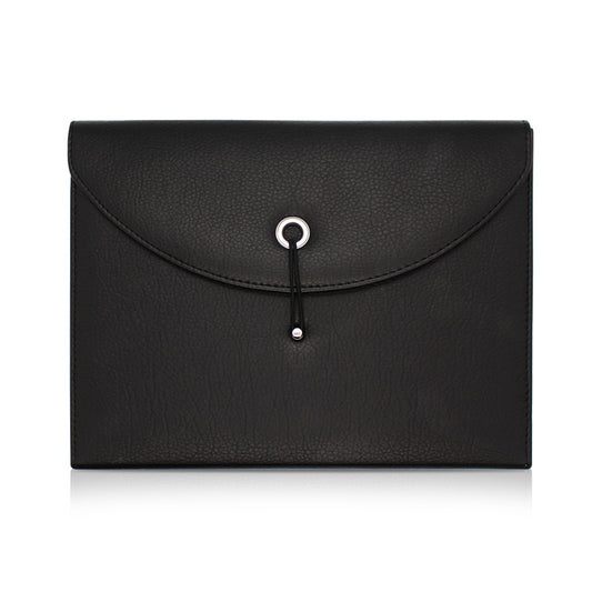 Black A4 Accordion File Organizer with 13 Pockets